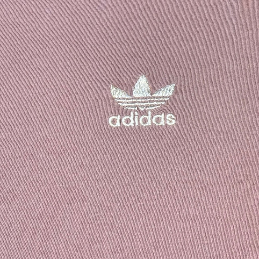 Adidas Originals Trefoil T-Shirt Mens Small Pink Short Sleeve Embroidered Logo